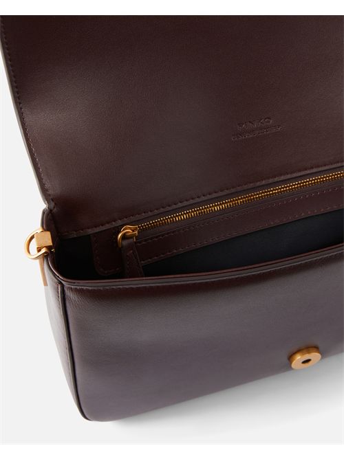 Borsa a mano media Love Bag One Slouchy in pelle con doppia tracolla PINKO | 105823A0QO/LA7Q